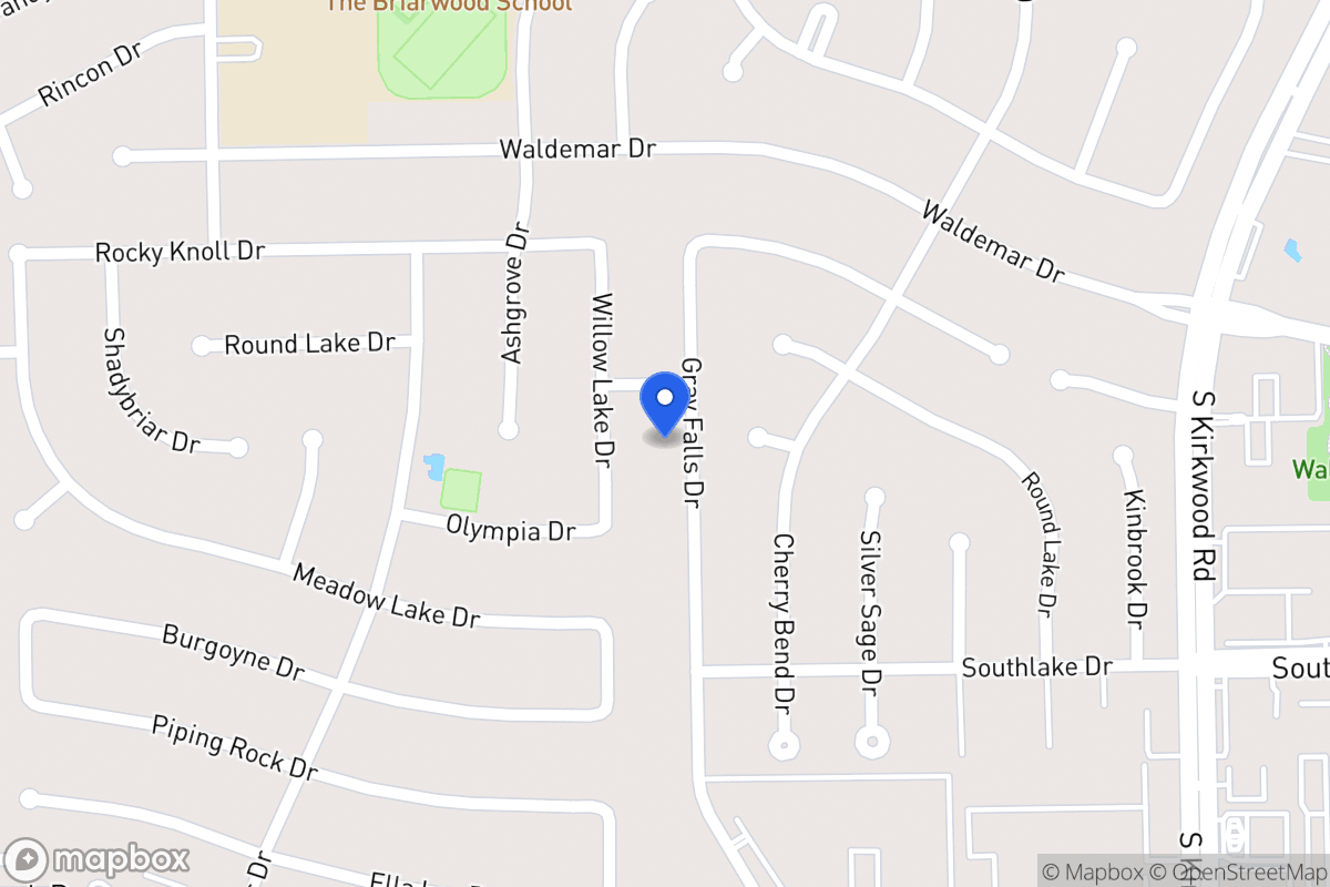 Map of 2110 Gray Falls Dr, Houston