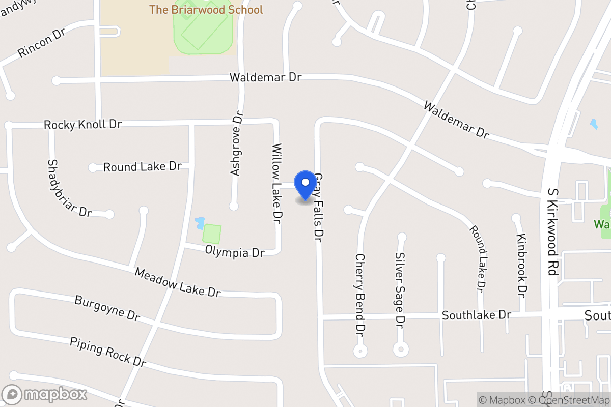 Map of 2106 Gray Falls Dr, Houston