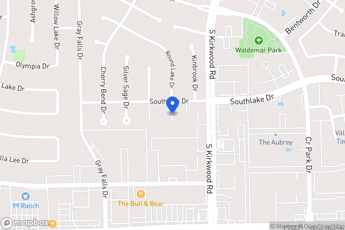 Map of 11807 Southlake Dr, Houston