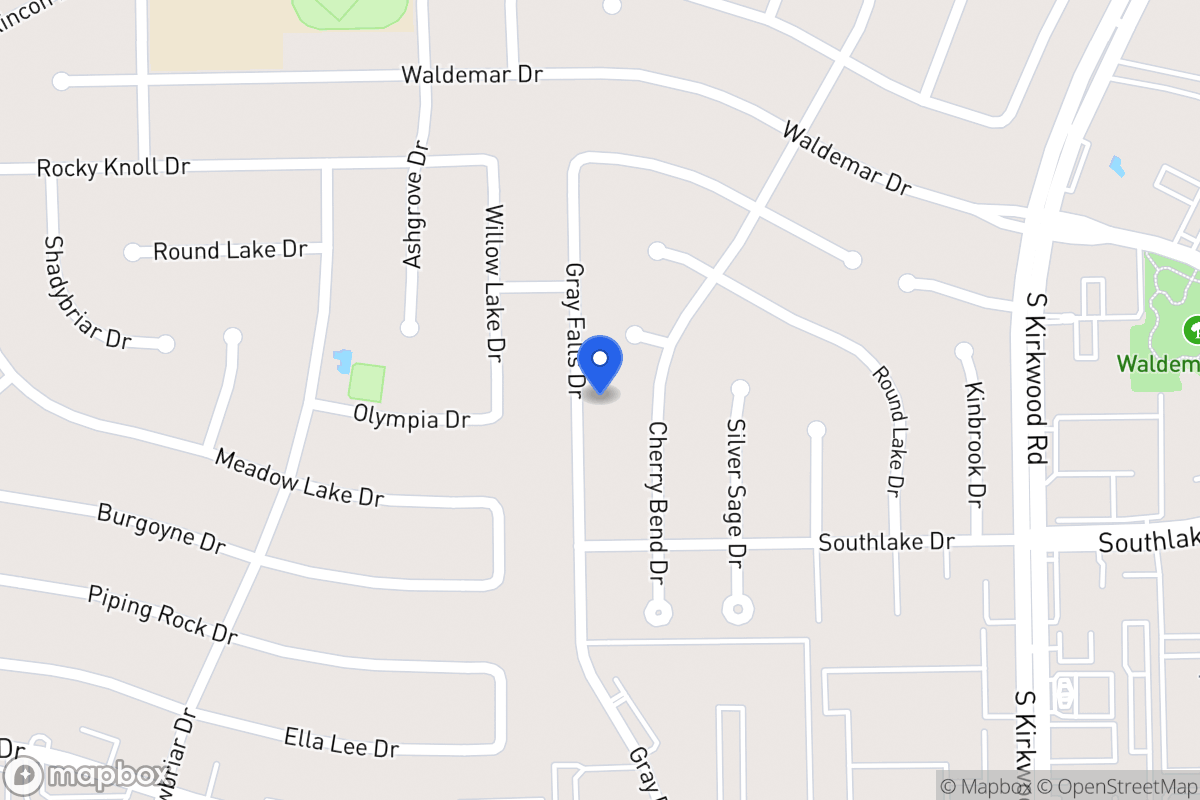 Map of 2123 Gray Falls Dr, Houston