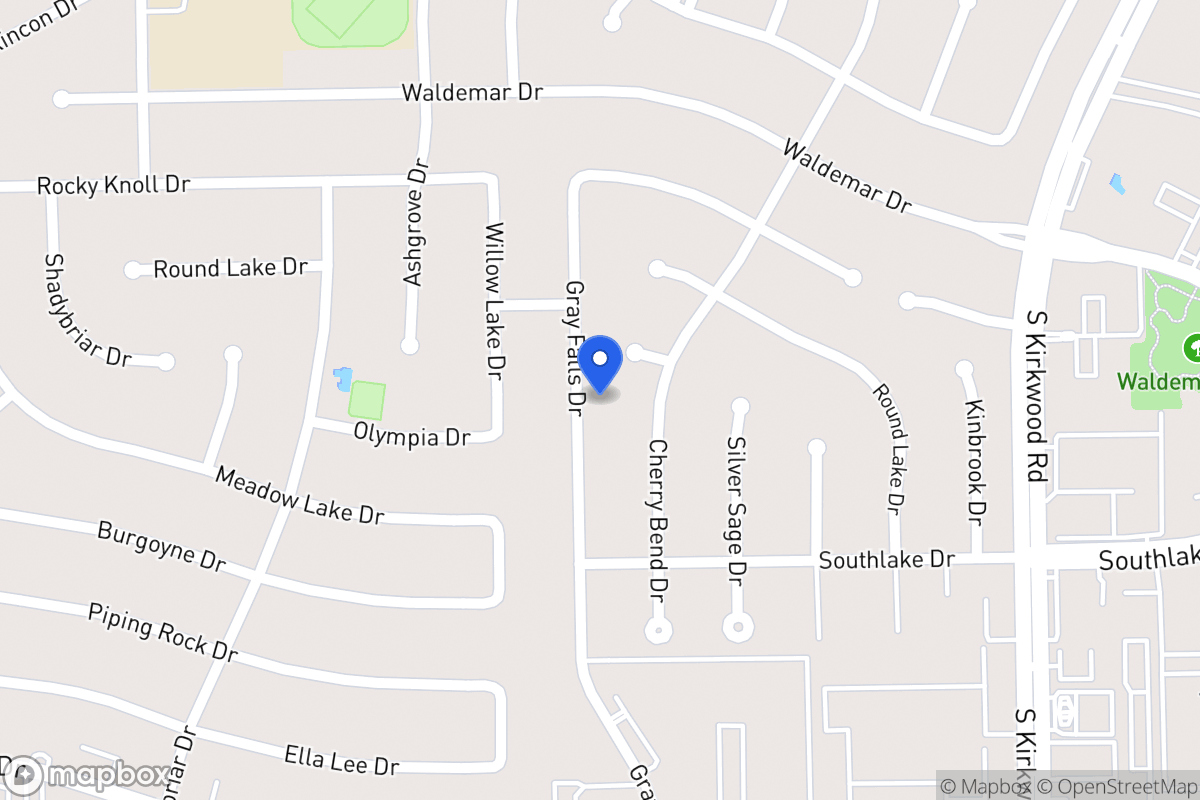 Map of 2119 Gray Falls Dr, Houston