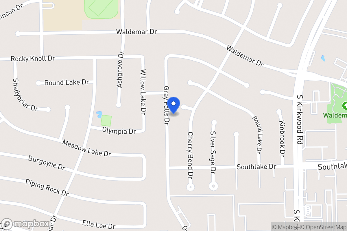 Map of 2115 Gray Falls Dr, Houston