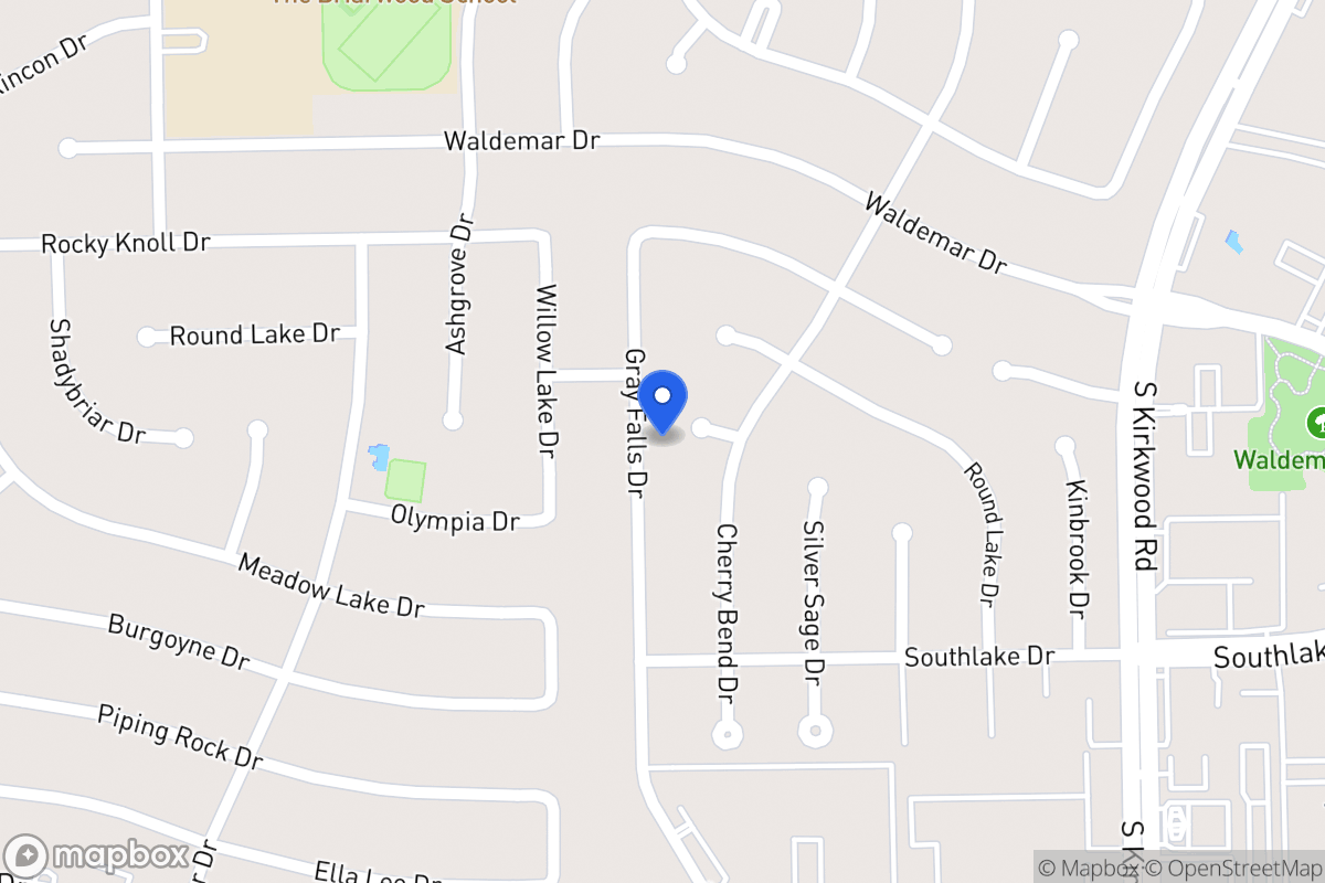Map of 2111 Gray Falls Dr, Houston