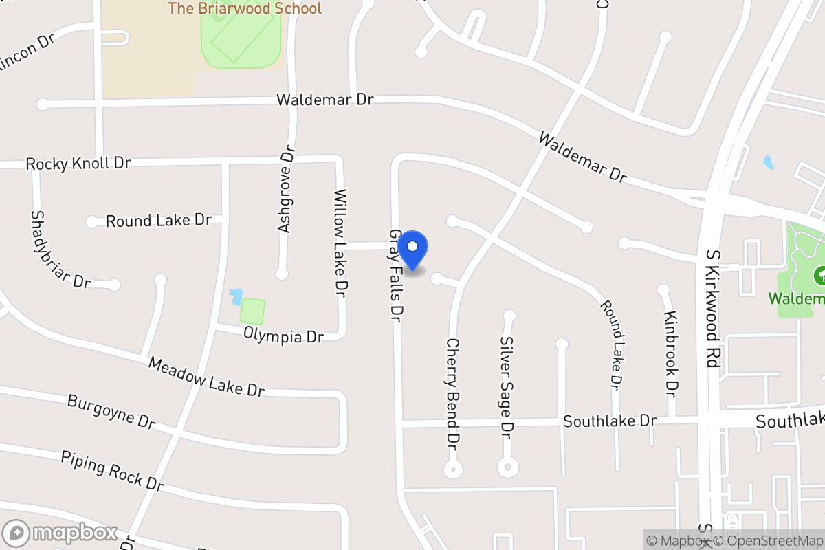 Map of 2107 Gray Falls Dr, Houston