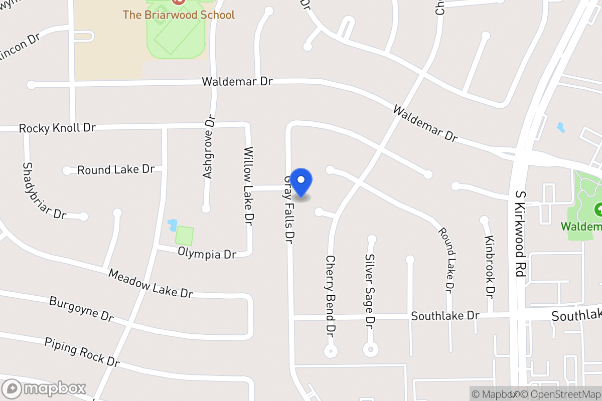 Map of 2103 Gray Falls Dr, Houston