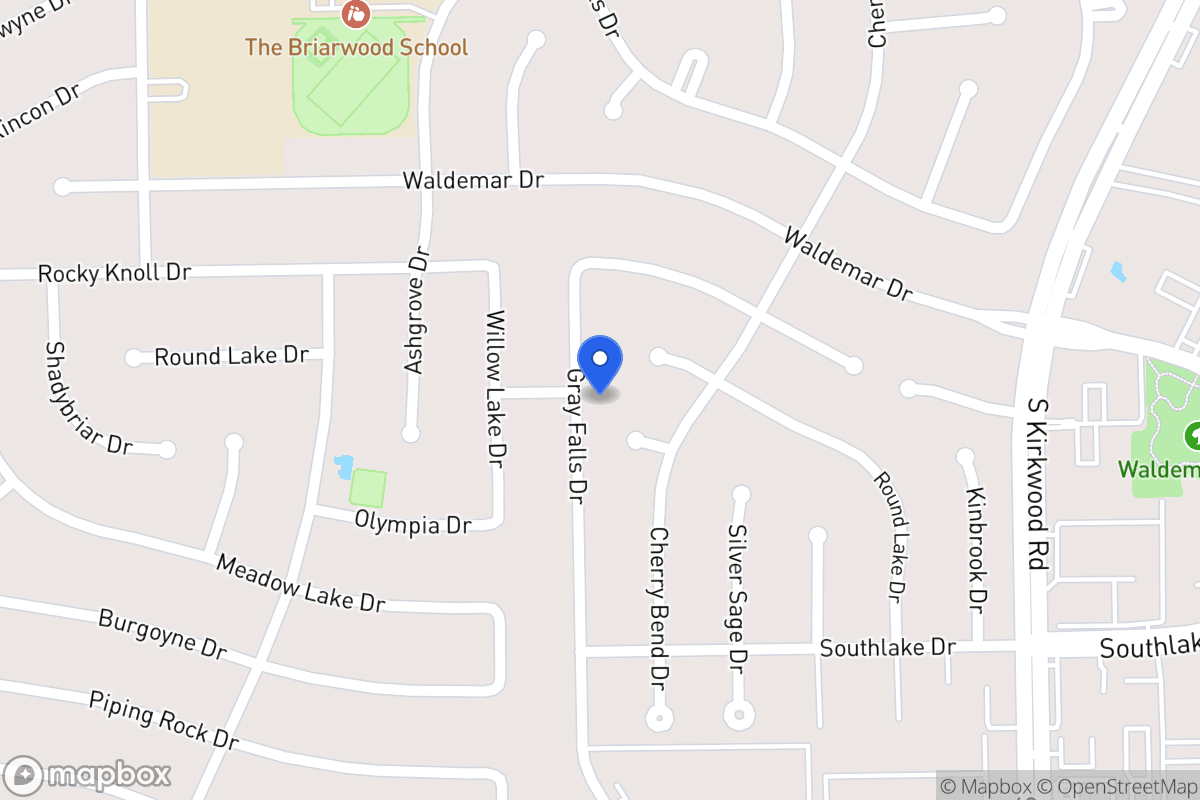 Map of 2035 Gray Falls Dr, Houston