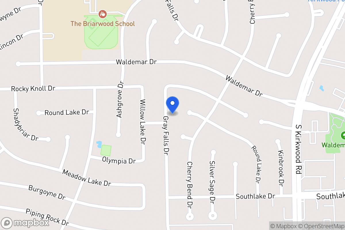 Map of 2027 Gray Falls Dr, Houston