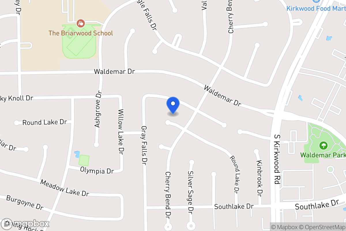 Map of 2011 Round Lake Dr, Houston