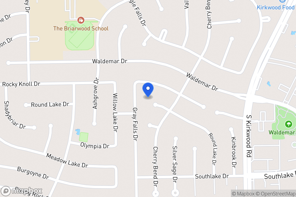 Map of 2003 Round Lake Dr, Houston