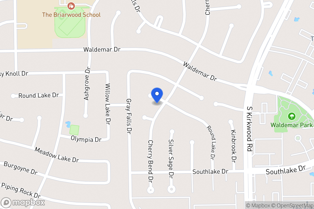 Map of 2014 Round Lake Dr, Houston