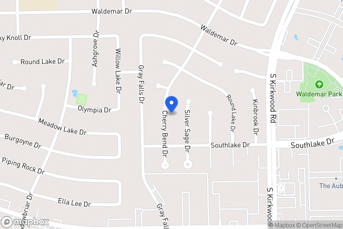 Map of 2207 Cherry Bend Dr, Houston