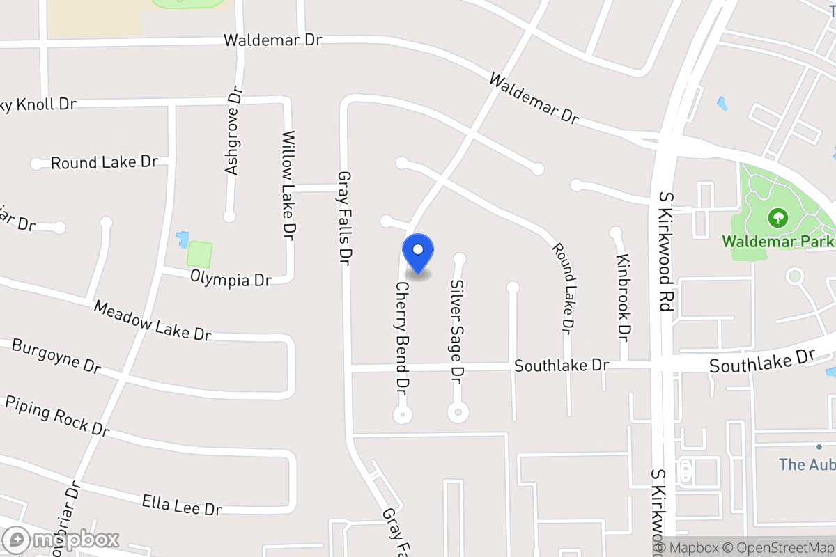 Map of 2203 Cherry Bend Dr, Houston
