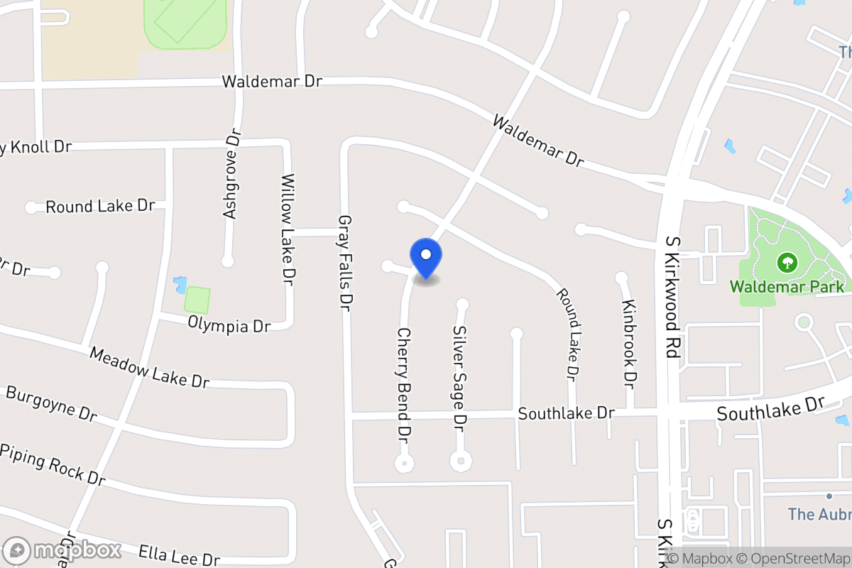 Map of 2111 Cherry Bend Dr, Houston