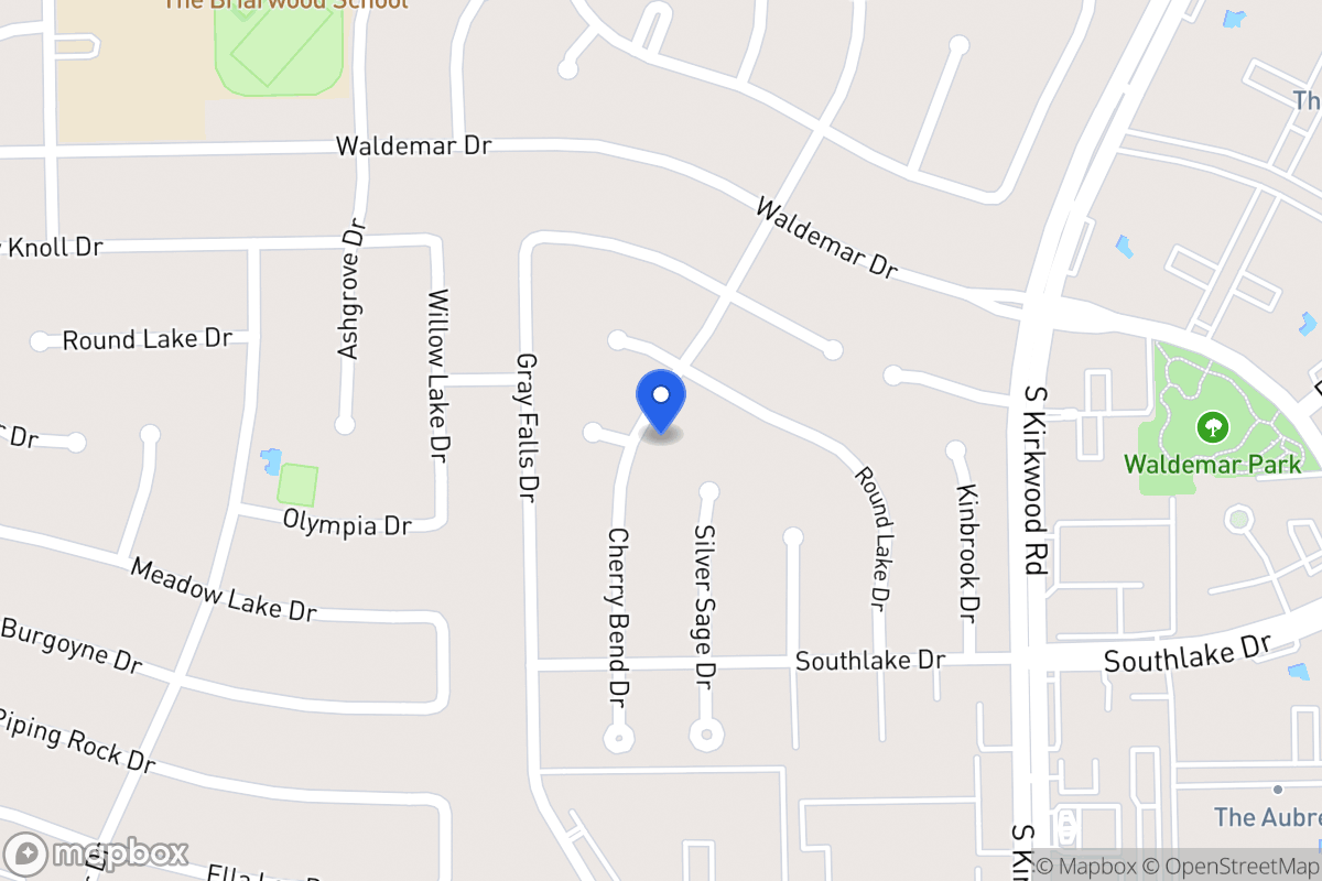 Map of 2107 Cherry Bend Dr, Houston