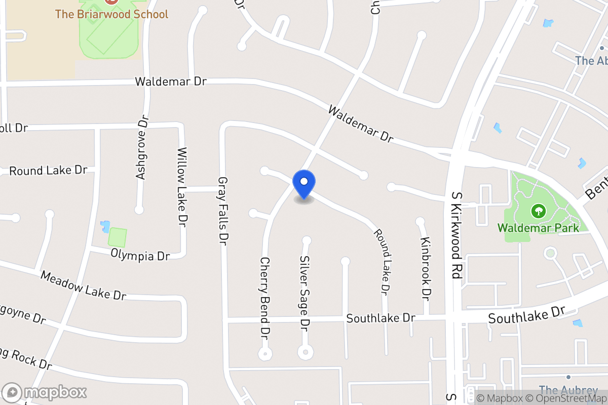 Map of 2106 Round Lake Dr, Houston
