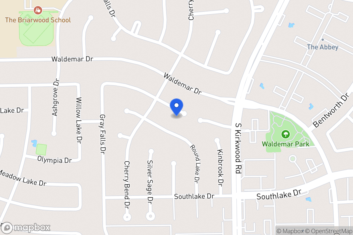 Map of 11911 Rocky Knoll Dr, Houston