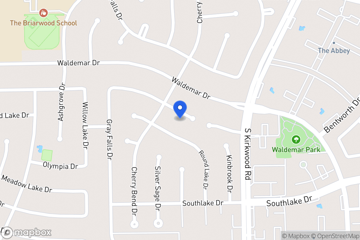 Map of 11915 Rocky Knoll Dr, Houston