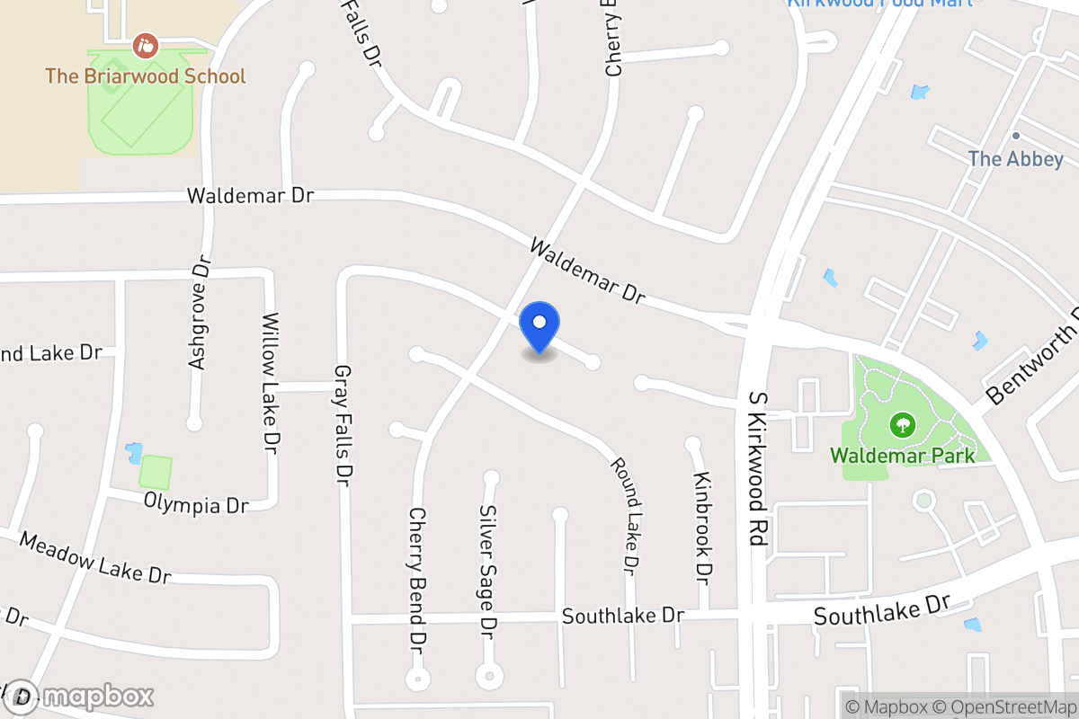 Map of 11919 Rocky Knoll Dr, Houston