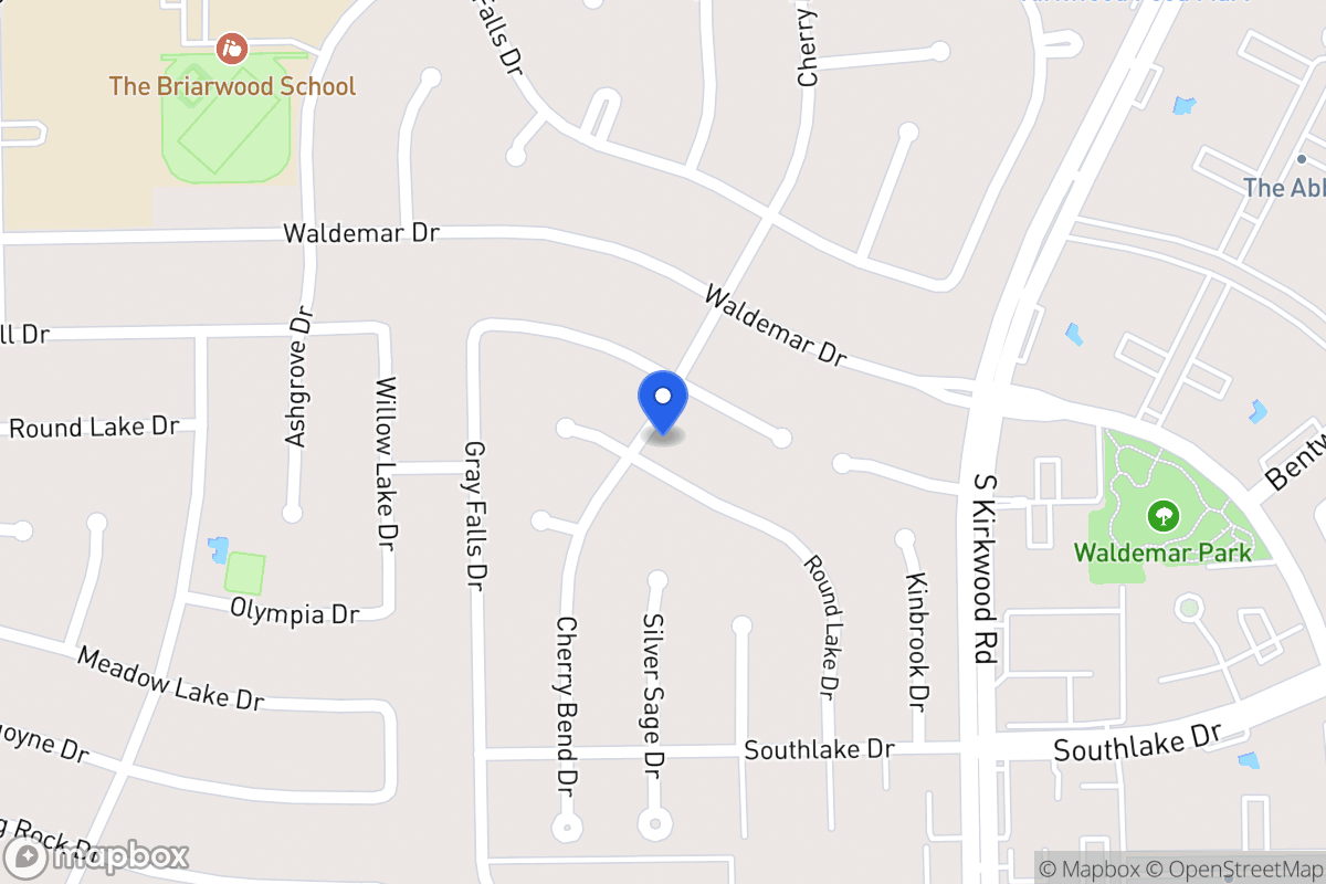 Map of 2103 Round Lake Dr, Houston