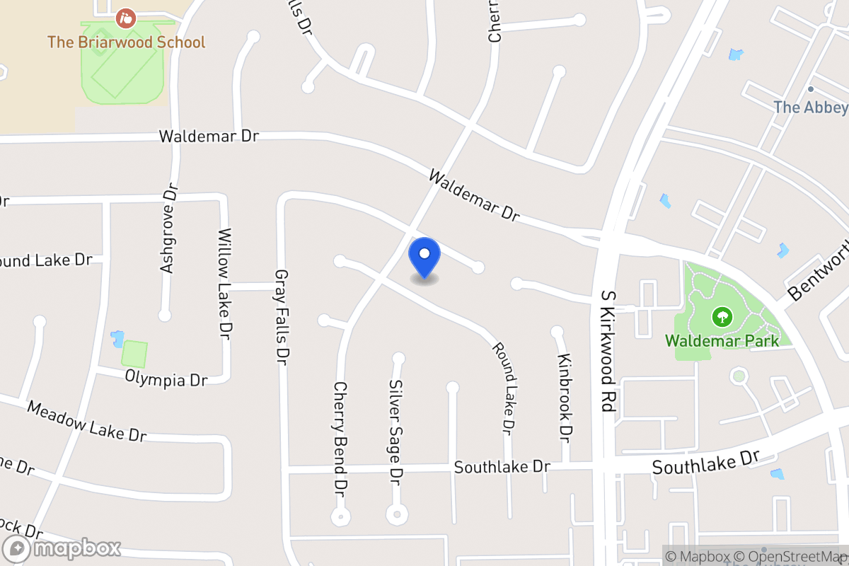 Map of 2111 Round Lake Dr, Houston
