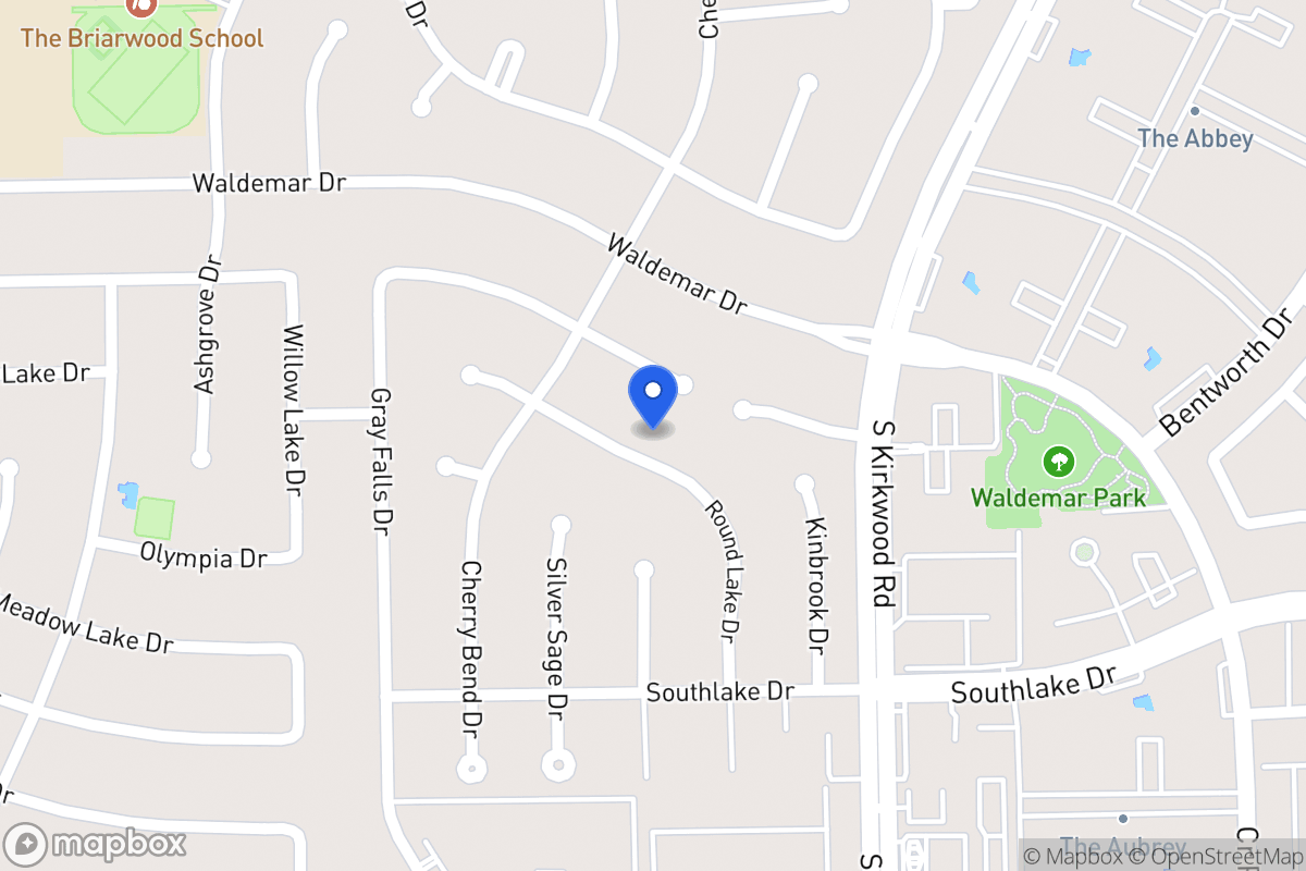 Map of 2123 Round Lake Dr, Houston