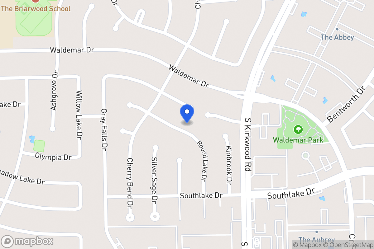 Map of 2127 Round Lake Dr, Houston