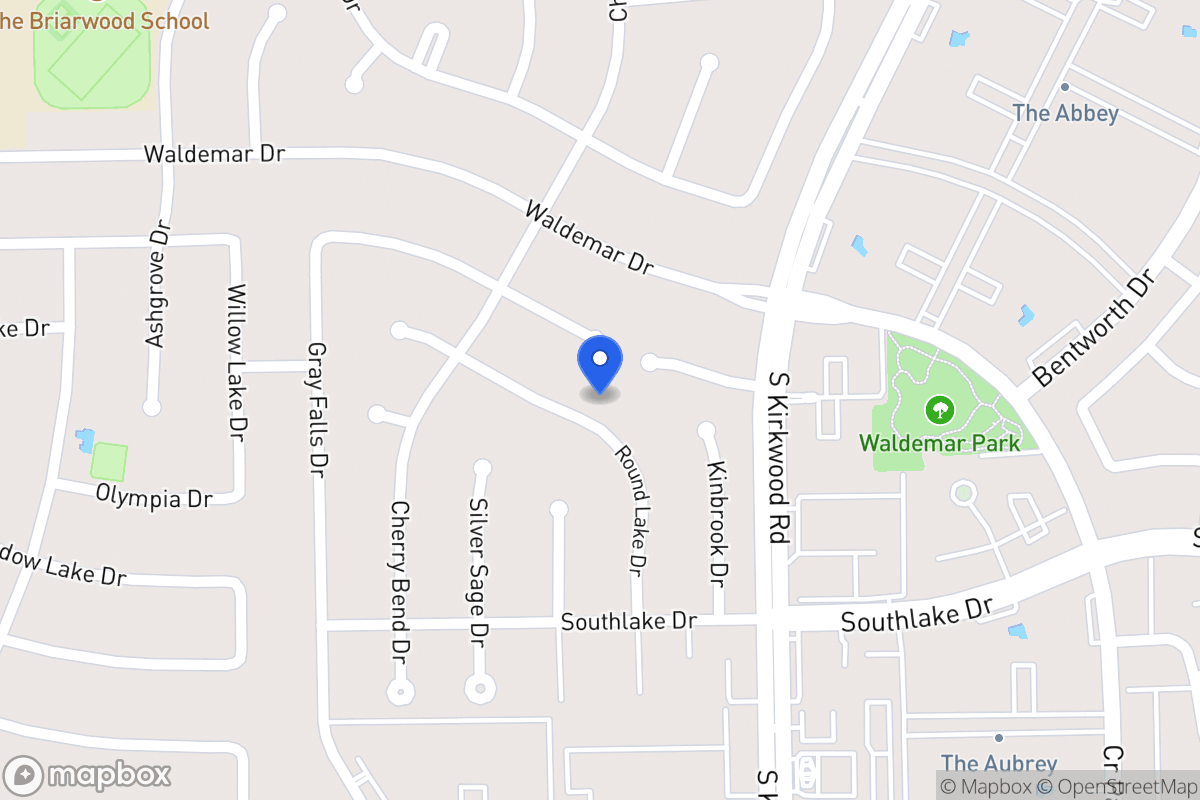 Map of 2131 Round Lake Dr, Houston