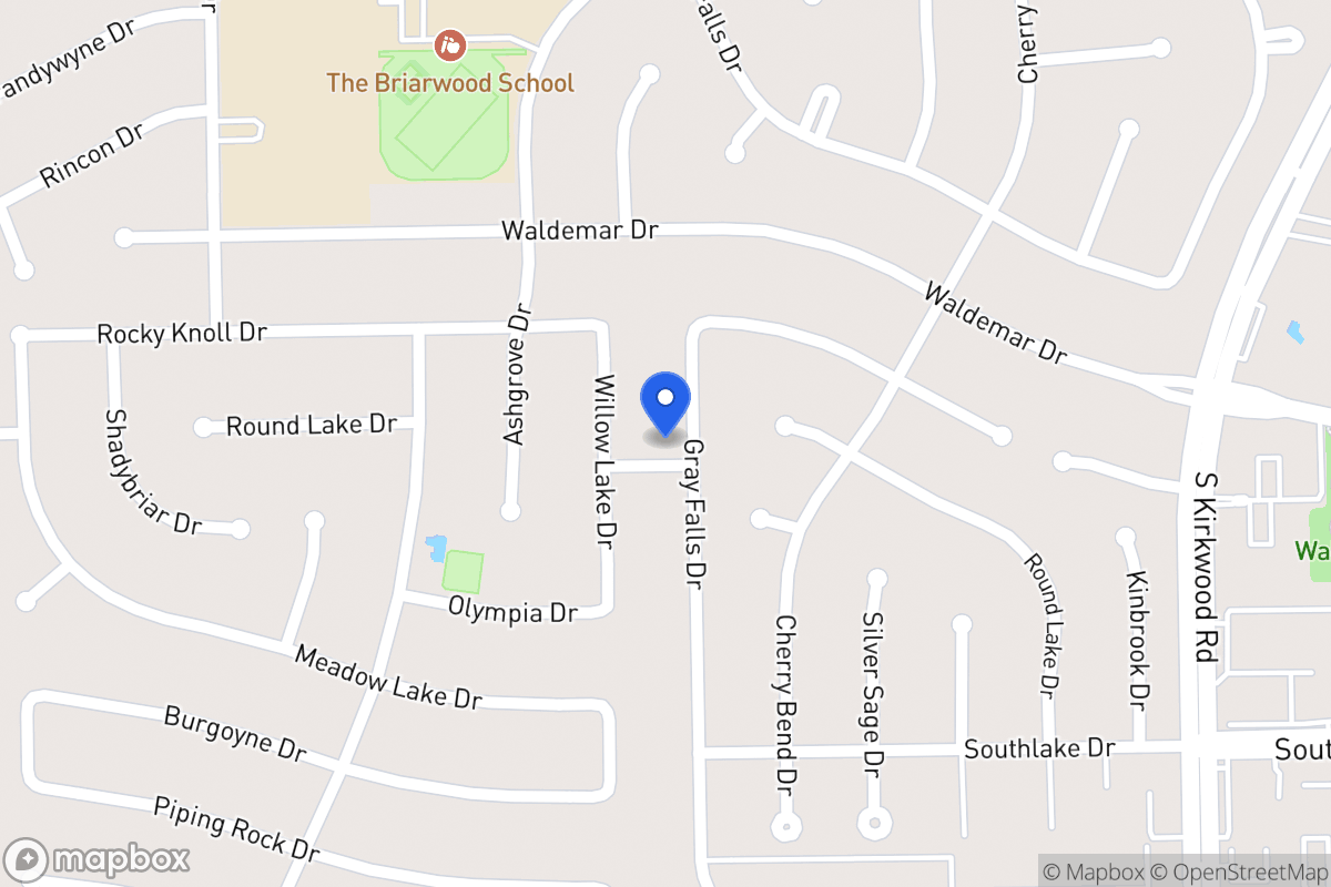 Map of 2026 Gray Falls Dr, Houston