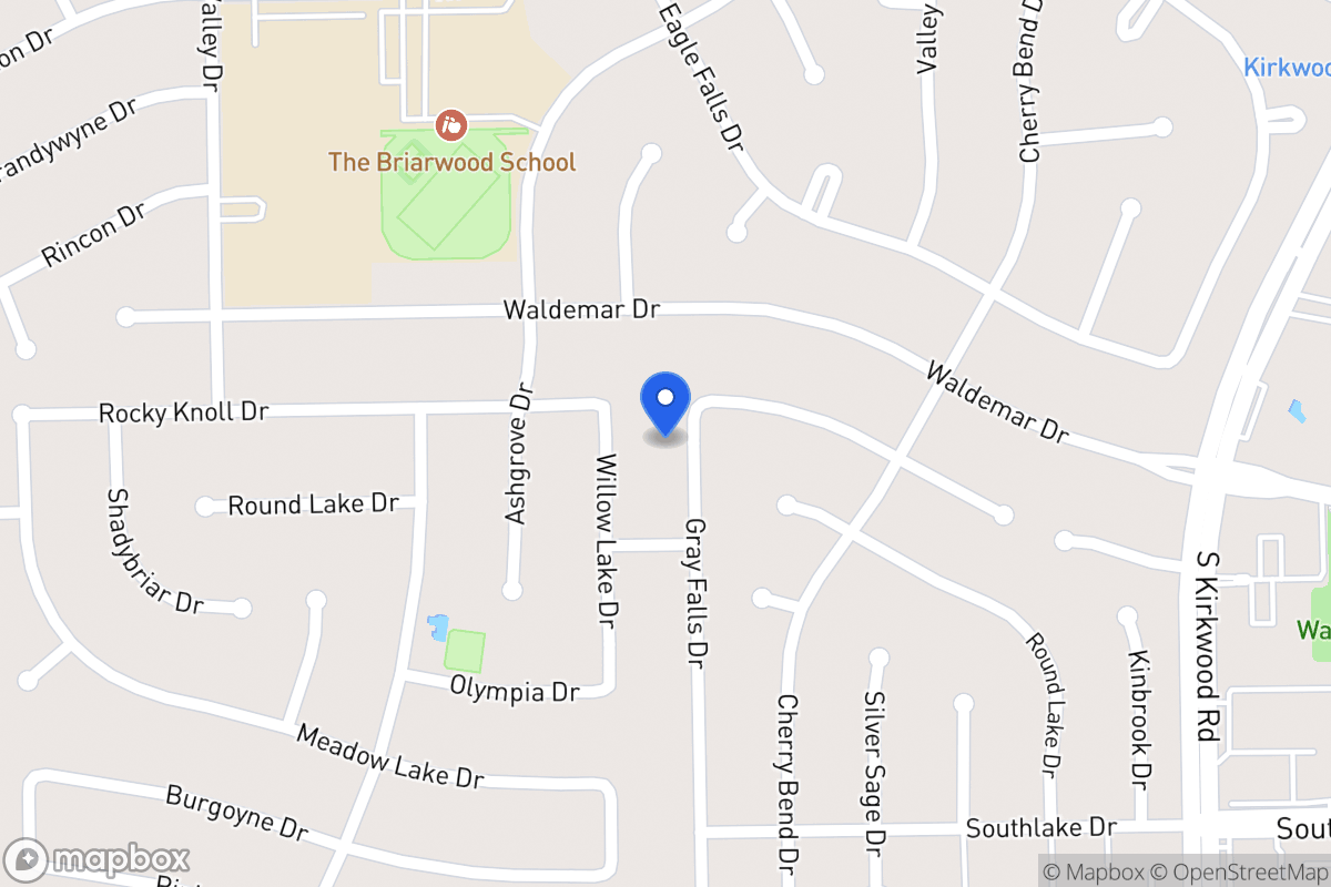 Map of 2010 Gray Falls Dr, Houston