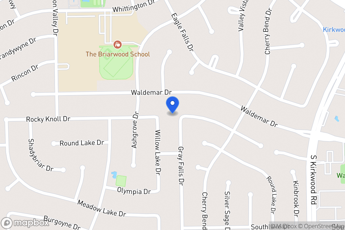 Map of 2002 Gray Falls Dr, Houston