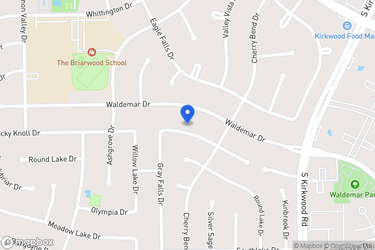 Map of 12022 Rocky Knoll Dr, Houston