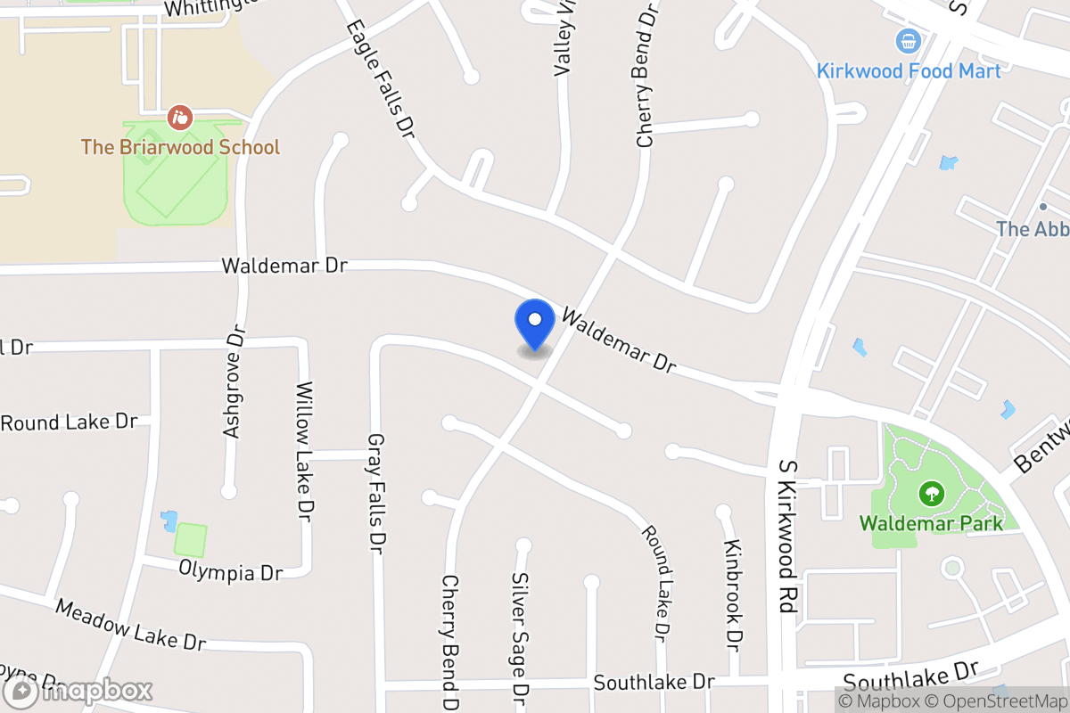 Map of 12002 Rocky Knoll Dr, Houston
