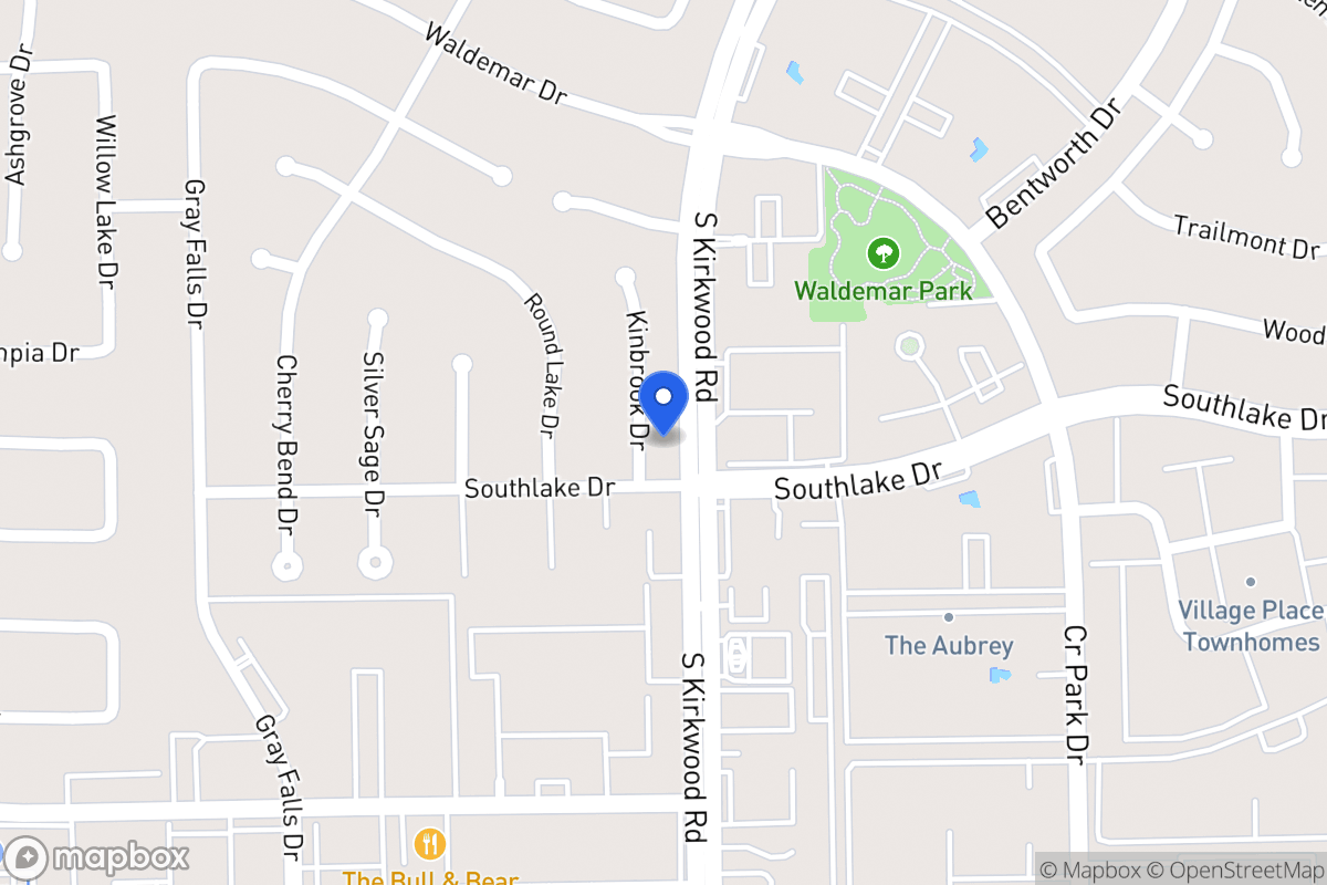 Map of 2239 Kinbrook Dr, Houston