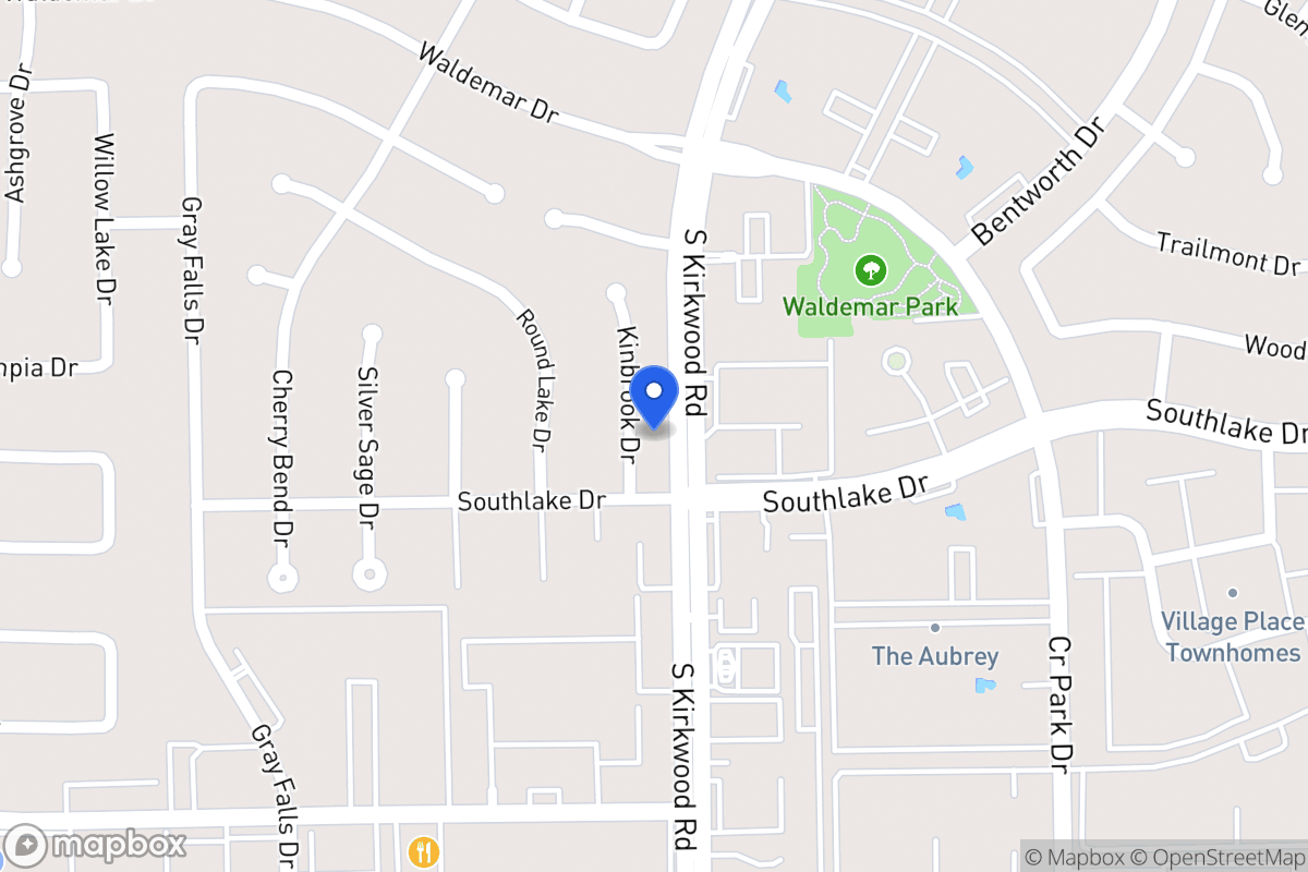 Map of 2235 Kinbrook Dr, Houston