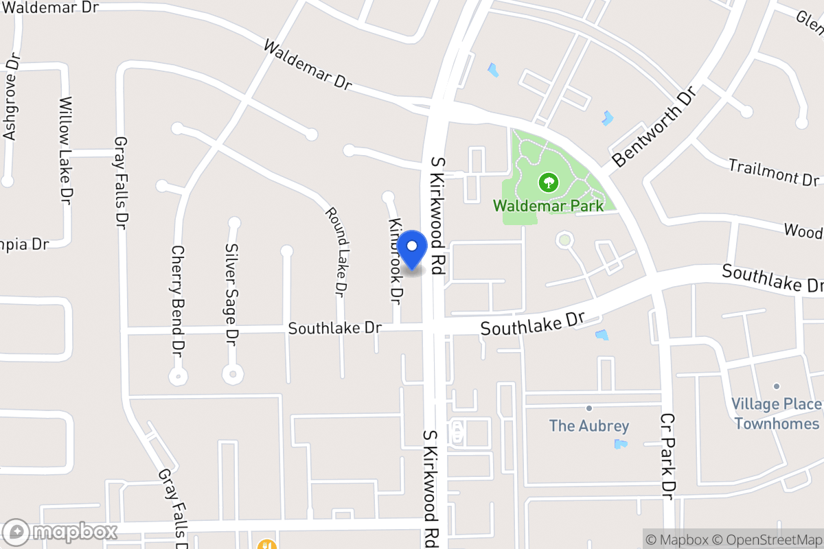 Map of 2231 Kinbrook Dr, Houston