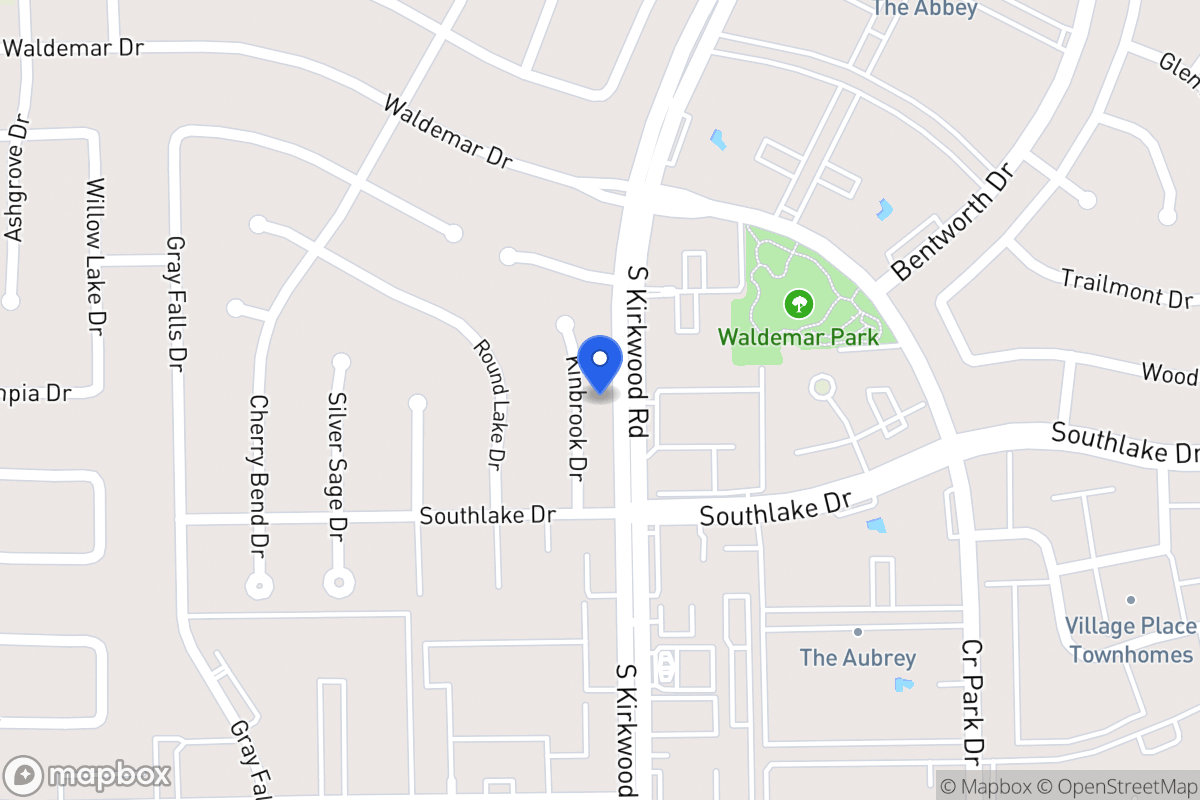 Map of 2223 Kinbrook Dr, Houston