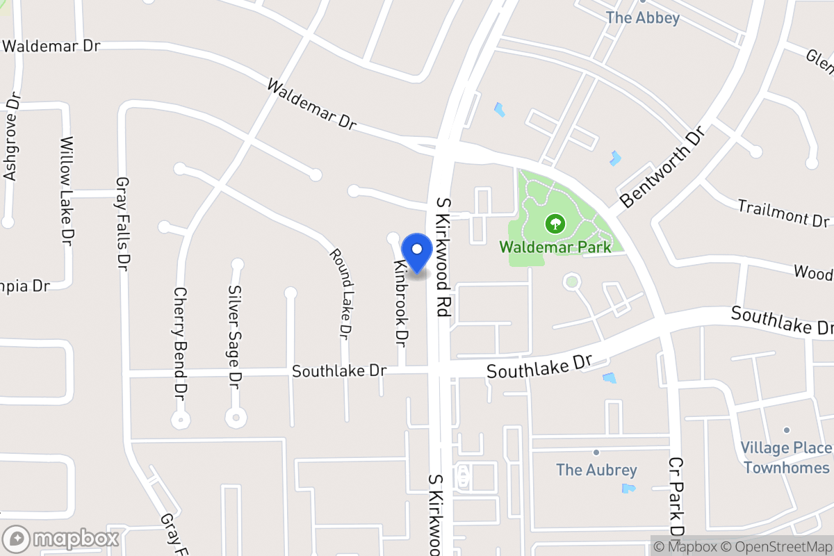 Map of 2219 Kinbrook Dr, Houston