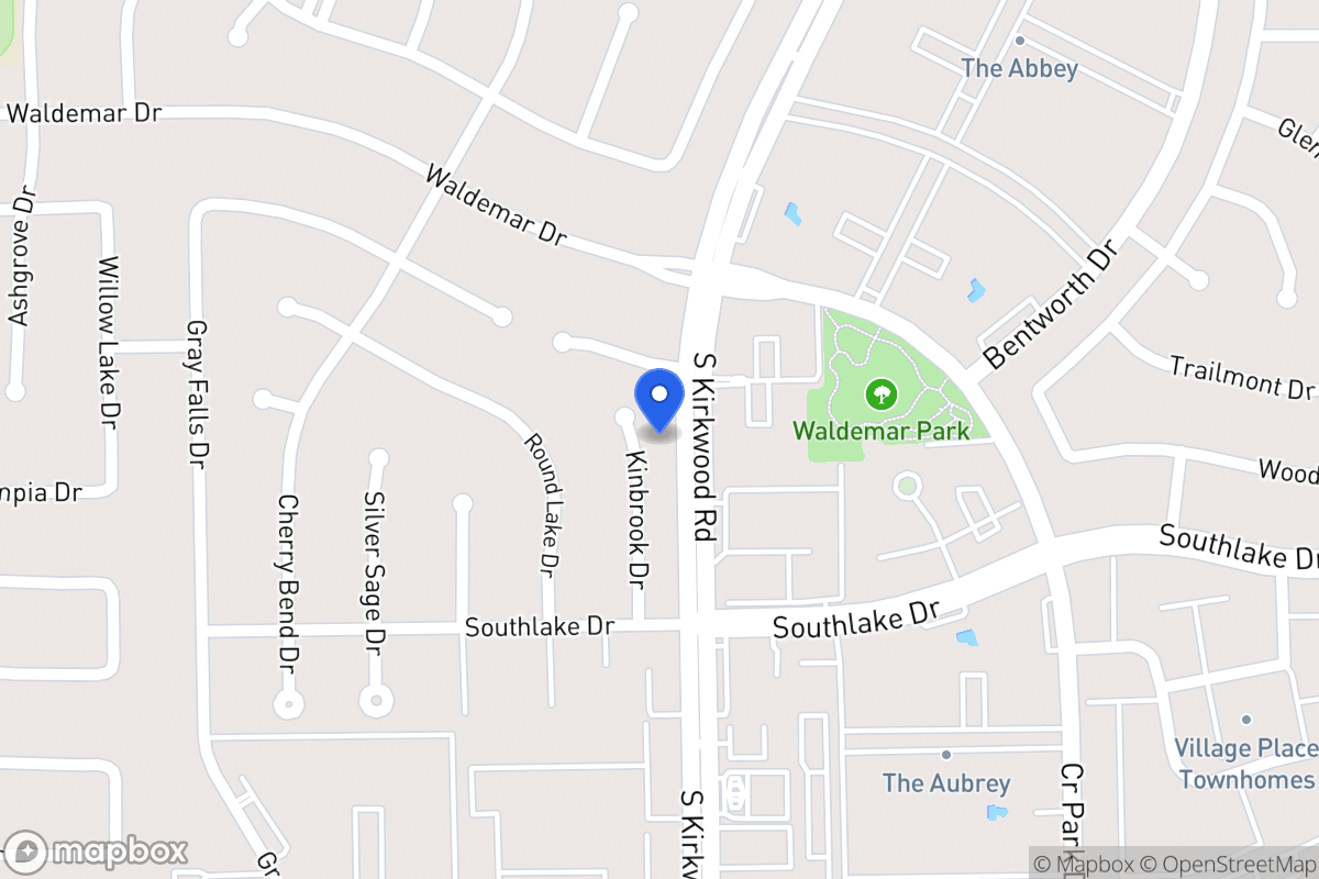 Map of 2211 Kinbrook Dr, Houston