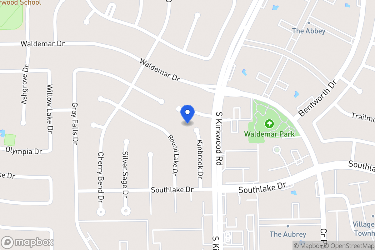 Map of 2202 Kinbrook Dr, Houston