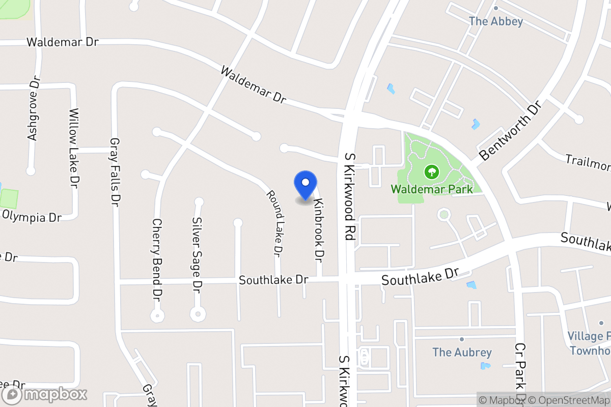 Map of 2214 Kinbrook Dr, Houston