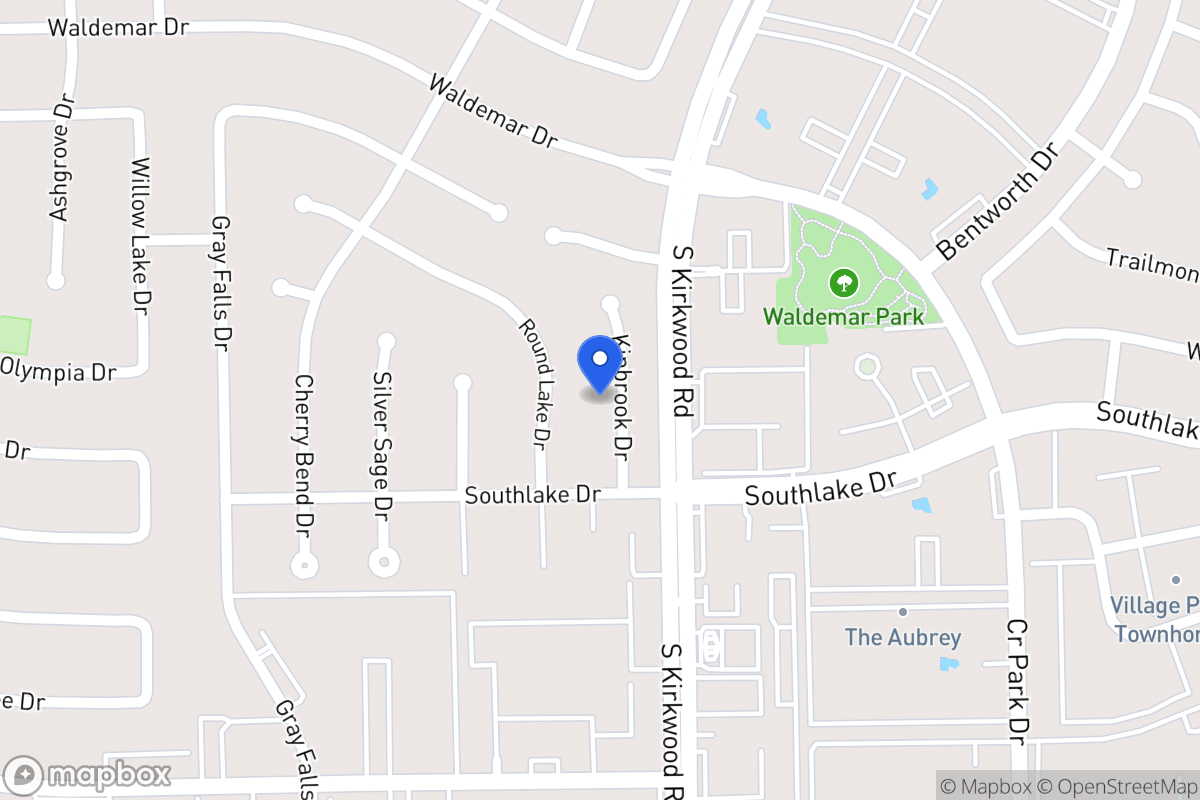 Map of 2226 Kinbrook Dr, Houston
