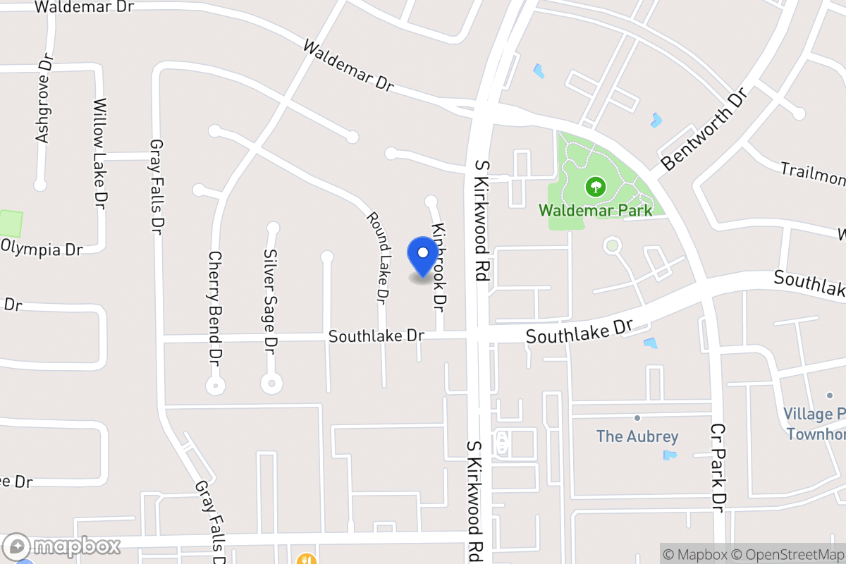 Map of 2230 Kinbrook Dr, Houston