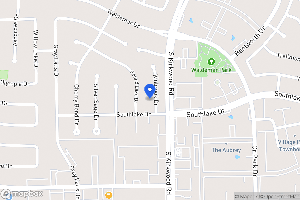 Map of 2234 Kinbrook Dr, Houston