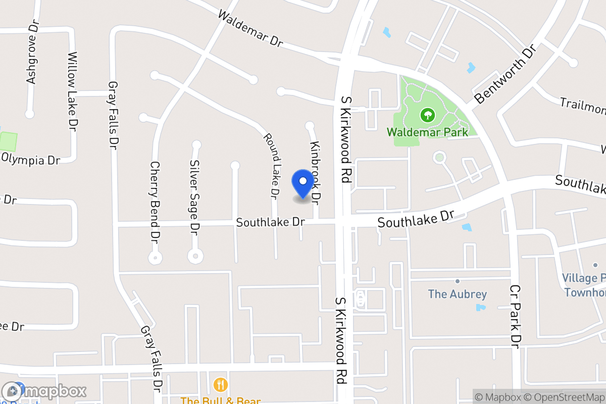 Map of 2238 Kinbrook Dr, Houston