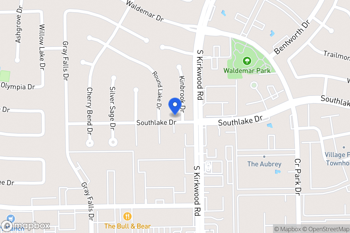 Map of 2242 Kinbrook Dr, Houston