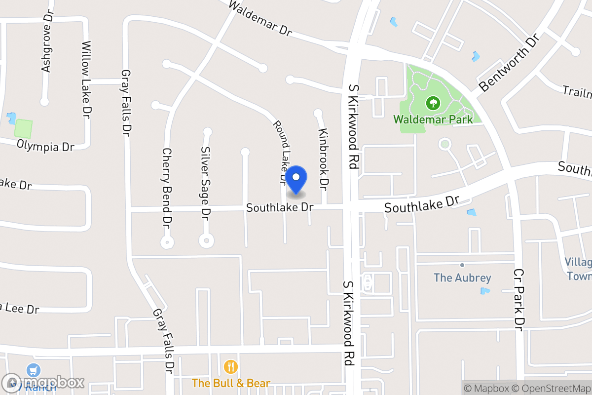 Map of 2239 Round Lake Dr, Houston