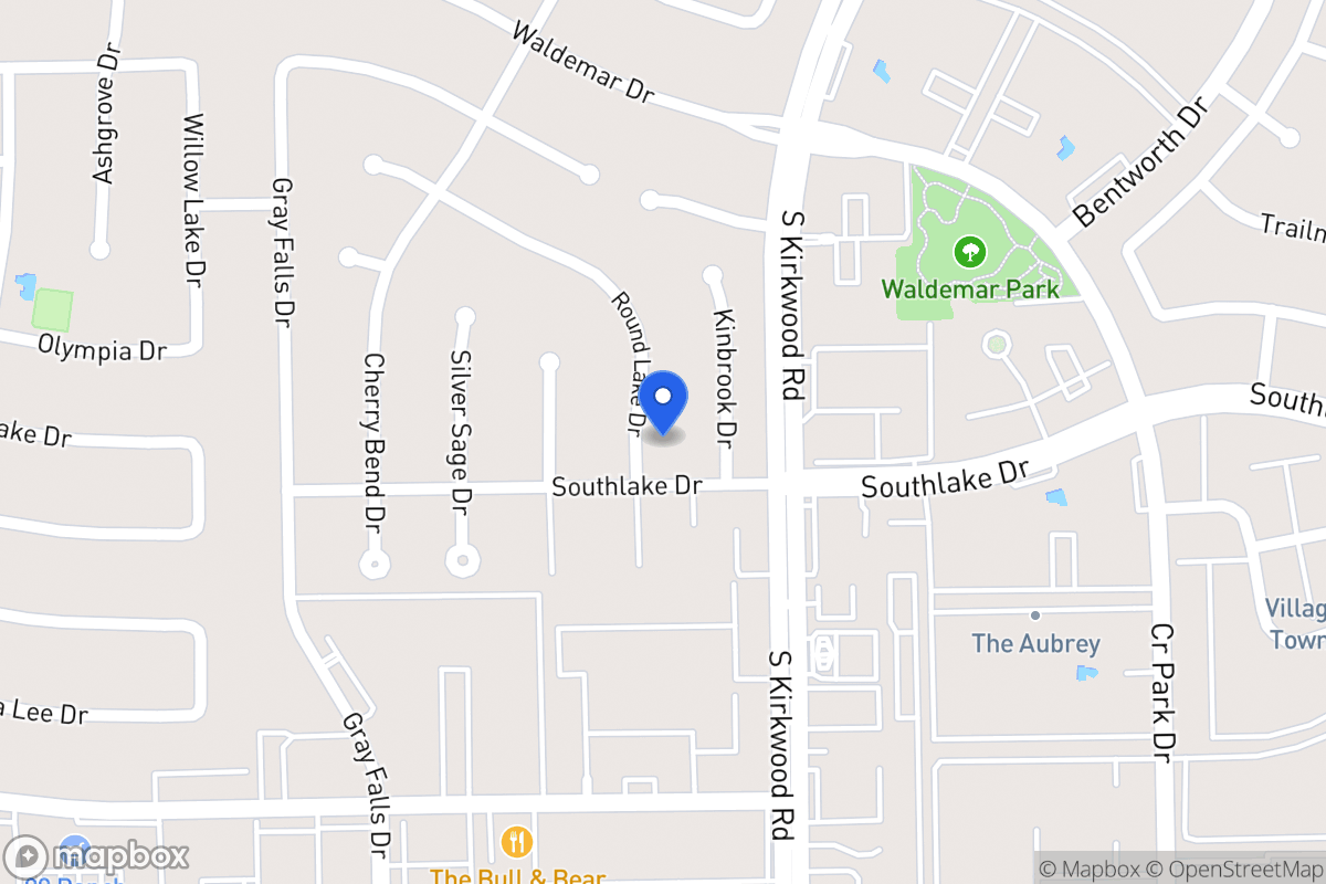 Map of 2235 Round Lake Dr, Houston