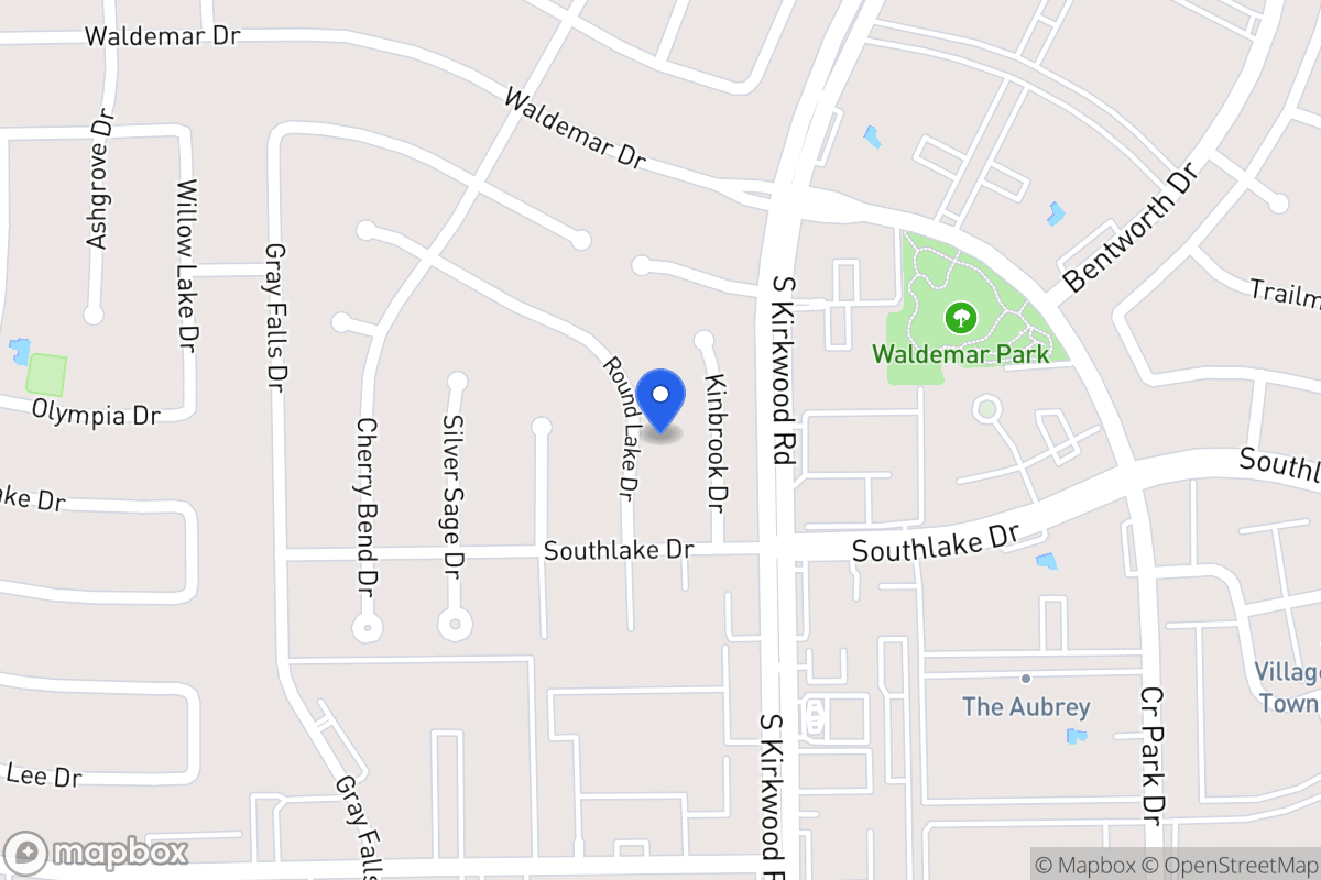 Map of 2223 Round Lake Dr, Houston