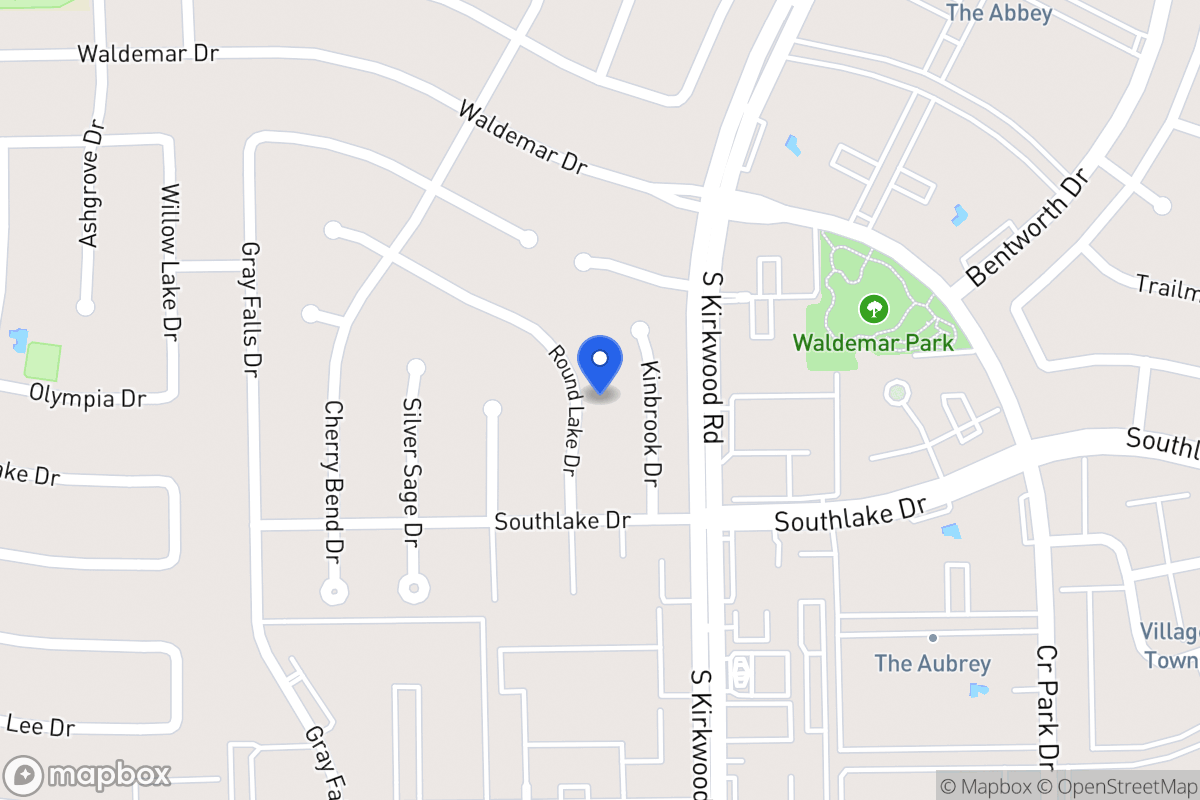 Map of 2219 Round Lake Dr, Houston