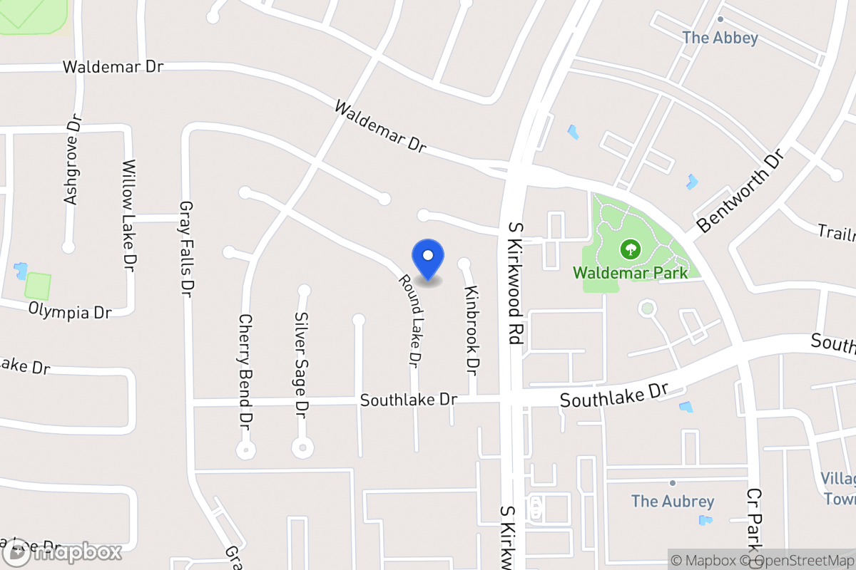 Map of 2211 Round Lake Dr, Houston